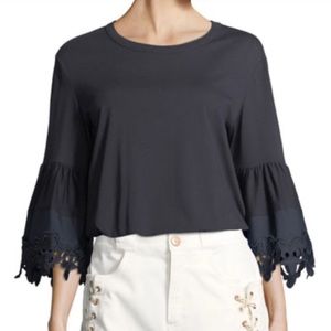 See By Chloe Ultra Marine Top